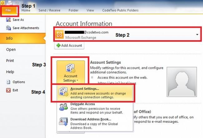 restore outlook password