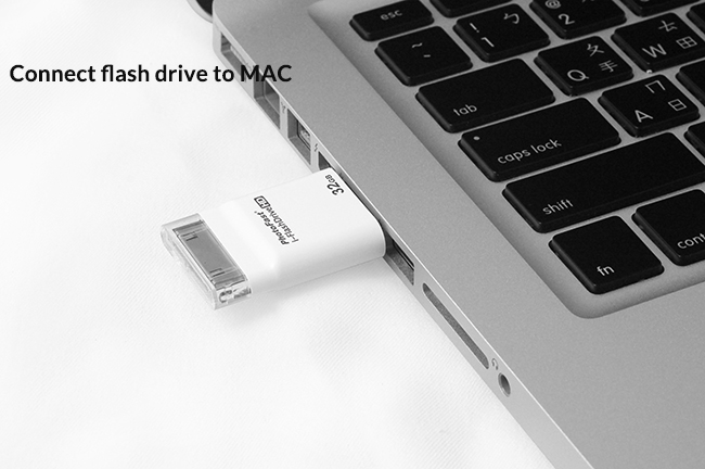 connect flash drive to mac