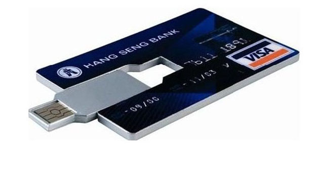 credit card flash drive