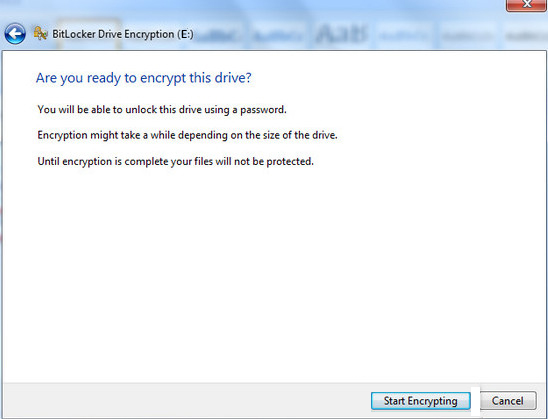 encrypt usb drive by bitlocker