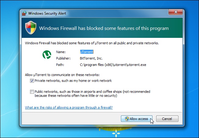 disable windows firewall