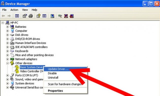 Unknown PCI device in Windows device manager