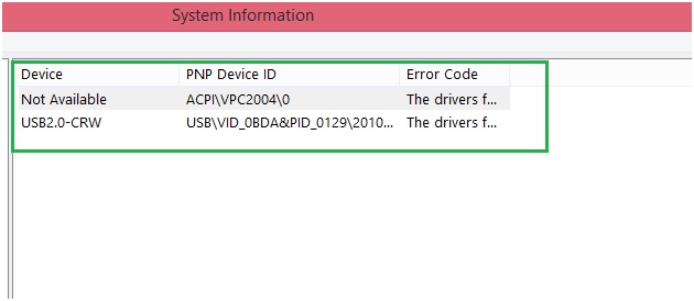 solve Unknown PCI device