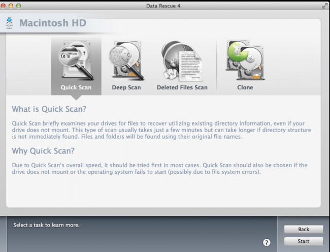 Data Rescue 4 for mac
