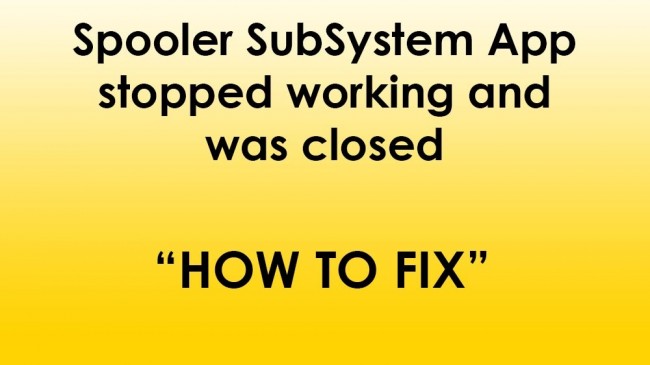 Fix spoolsv.exe related problems