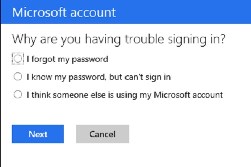 recover hotmail password