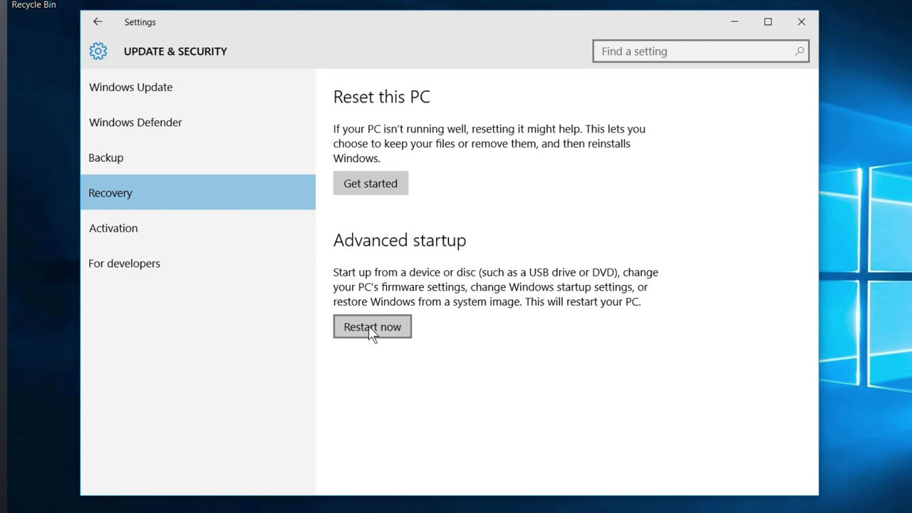 how to Enter BIOS step 4