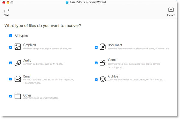 EaseUS to Recover Formatted Files from USB on Mac