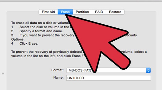 steps to format external hard drive on mac