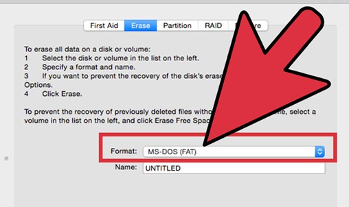 format external hard drive on mac