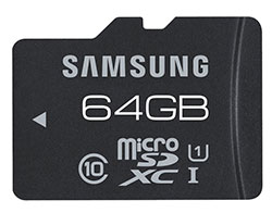 Samsung 64GB Micro SD card