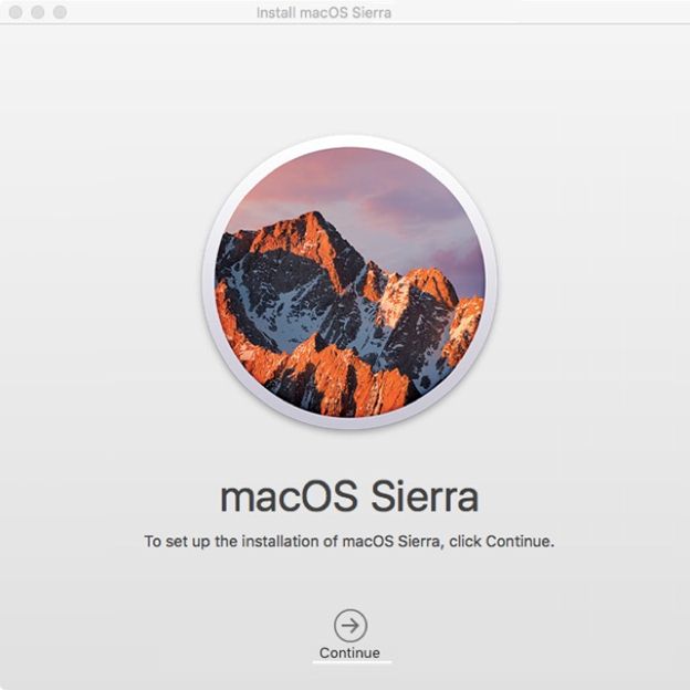 update macos sierra