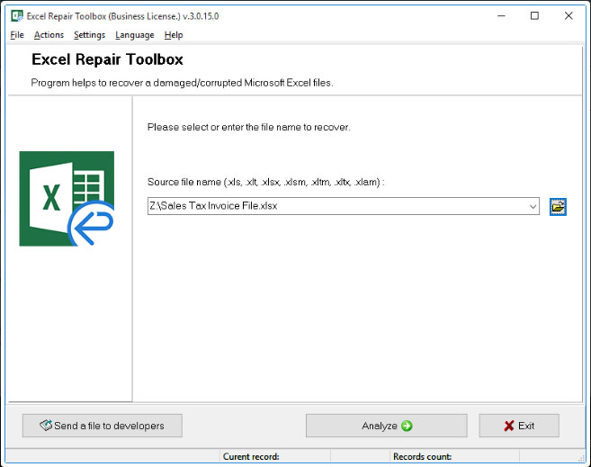 excel repair toolbox