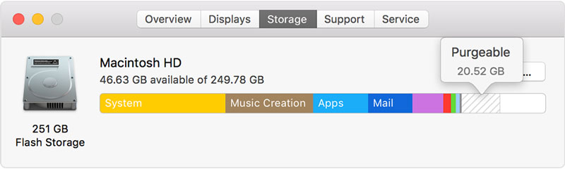 free up storage space on mac step 4