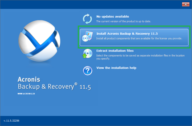 Acronis Backup & Recovery