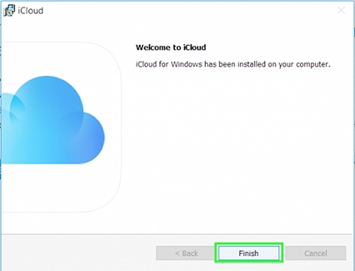 set up icloud on windows 2