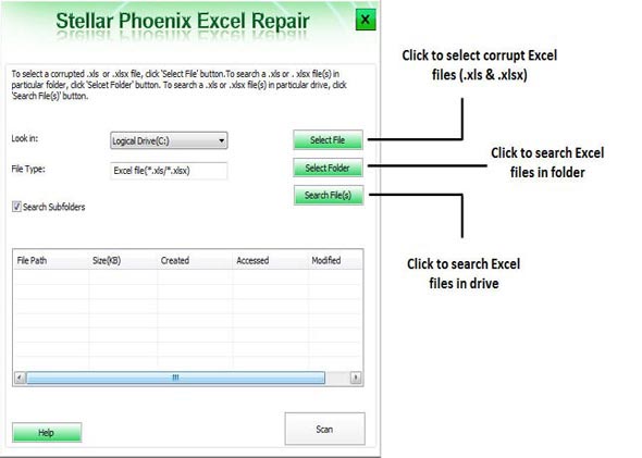 repair excel file is corrupt step 1