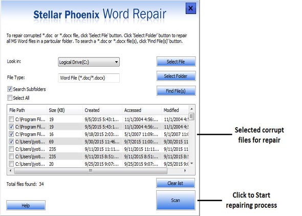 repair MS Word File encoding error step 2