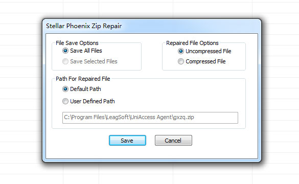 repair corrupt ZIP file due to virus attacks step 4