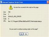 Fix Internet Explorer Script Error