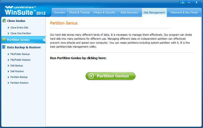 split partition