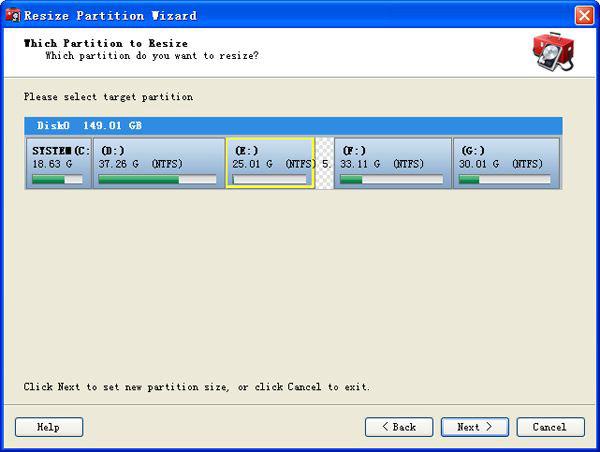 split partition windows 7