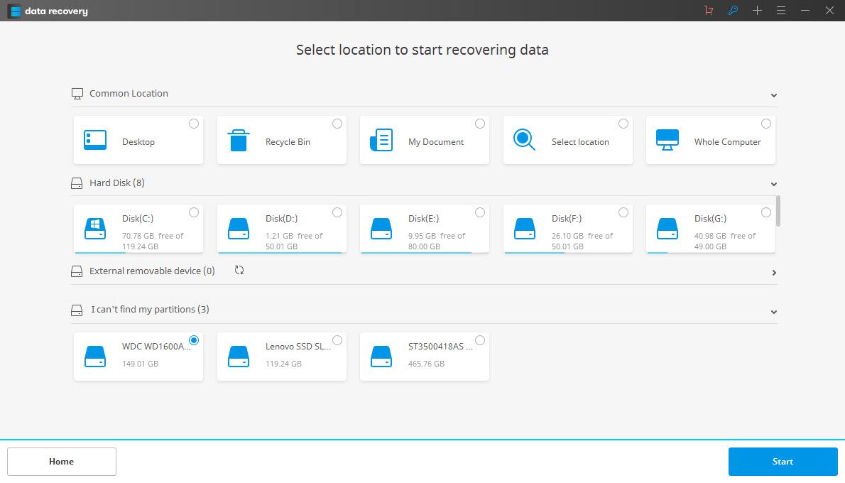 recover data from partition