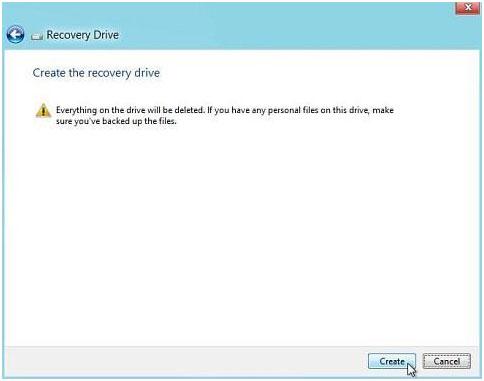 How to restore Windows system with a usb recovery Drive