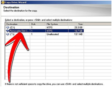 clone hard drive step 6