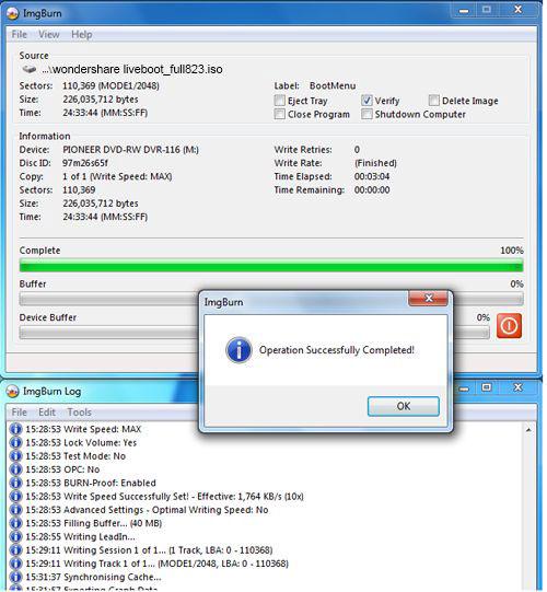 create bootable cd step 2