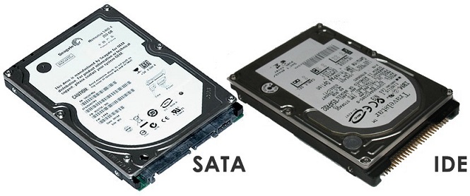 Sata Hard Drive and IDE Hard Drive