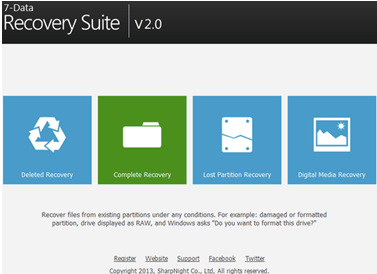 recover data from memory card with 7-Data Recovery Software