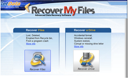 recover data from memory card with Recover My Files software