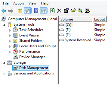 delete partition in Windows 10