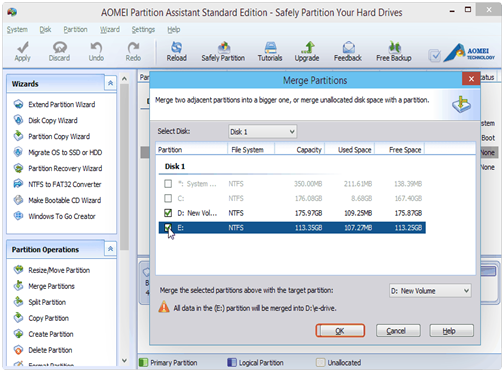 How to Merge Partitions without Data Loss in Windows 10