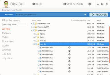 Free memory card recovery software: Disk Drill