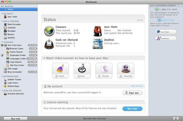 clean up mac hard drive