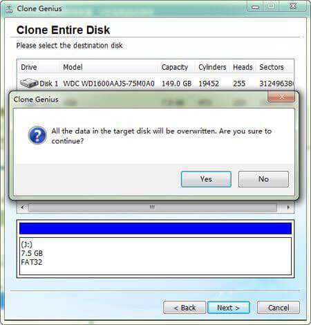 clone usb drive step 3