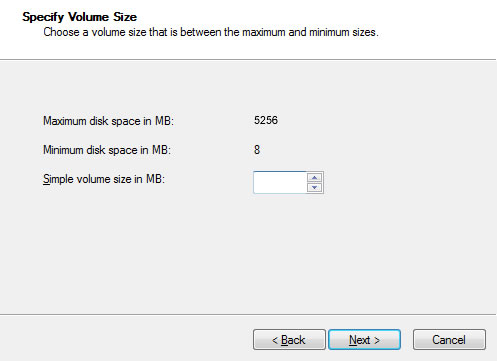 boot partition in Windows step 7