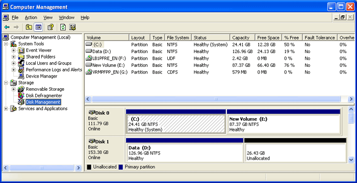 merge partitions step 2