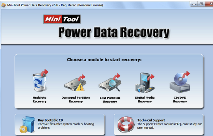 Minitool Power Data Recovery