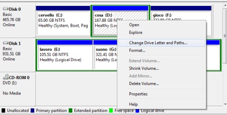 hide partition in Windows step 3