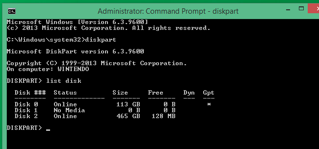 deleted efi system partition step 4