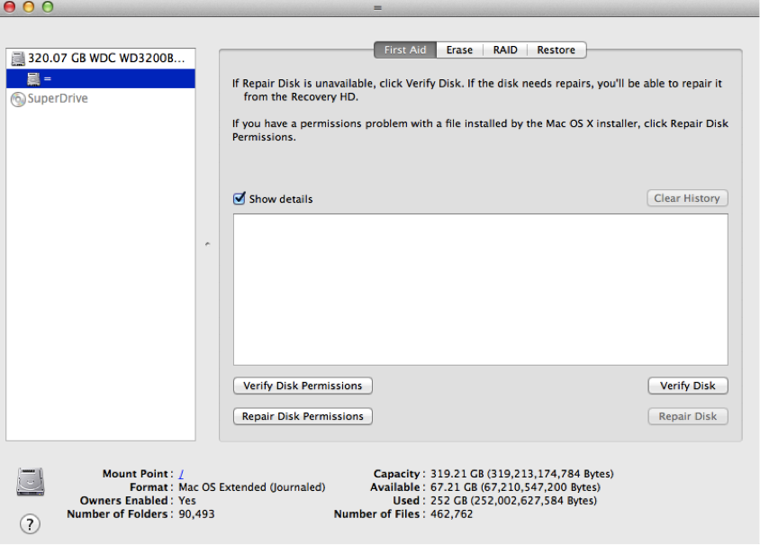 hard drive partition on Mac step 2