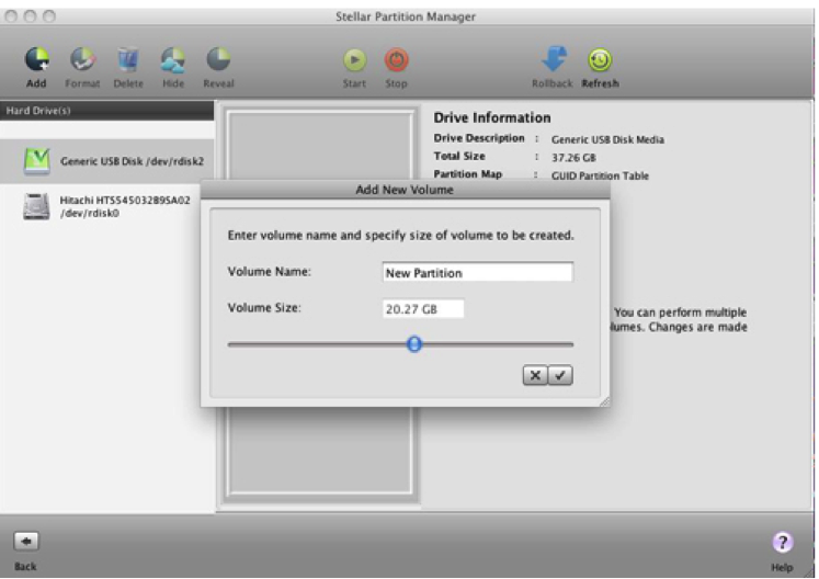 partition with stellar partition manager step 4