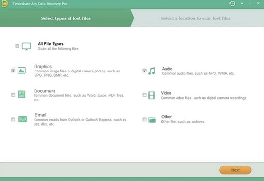 Tenorshare Any Data Recovery Pro