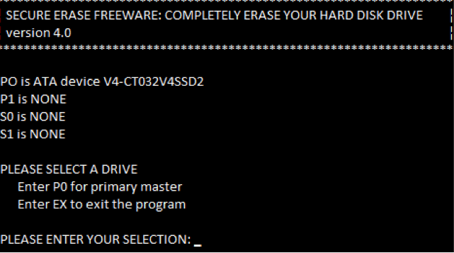 erase hard drive with HDD eraser