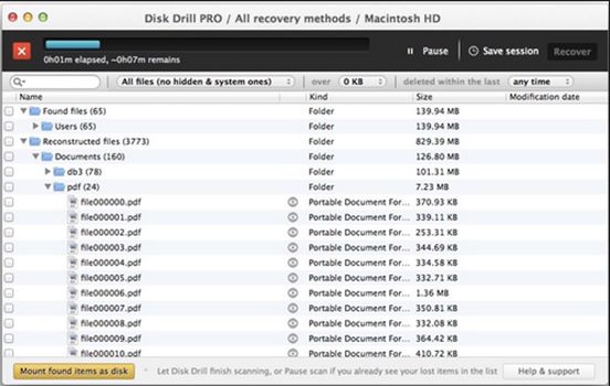 recover lost data disk drill hard drive recovery step 4