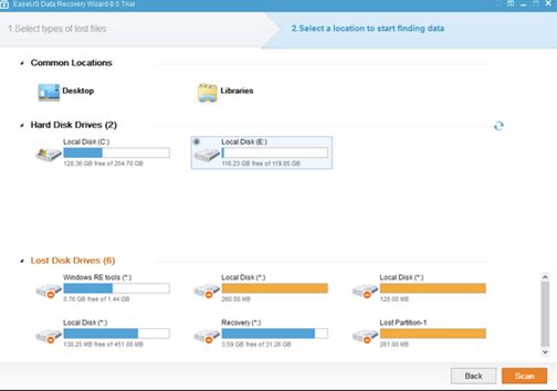 recover lost data easeus data recovery