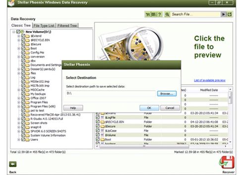 recover lost data with stellar phoenix hard drive recovery step 4